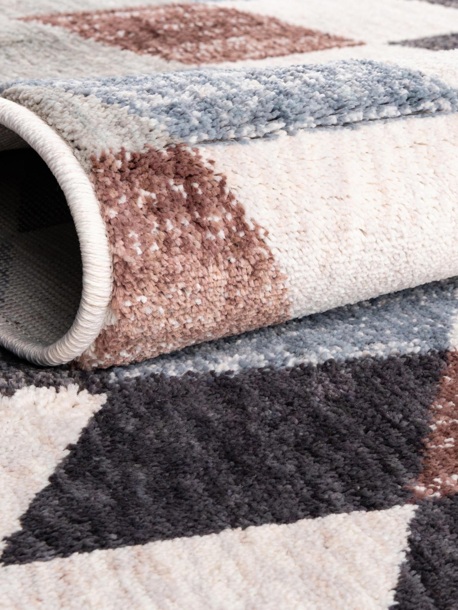 Multicolor 3' 3 x 3' 3 Eco Southwestern Round Area Rug 100% Recycled Space Dyed Polyester With Cotton Backing Carpet for Natural Home Decor for Sale at Rug Engine