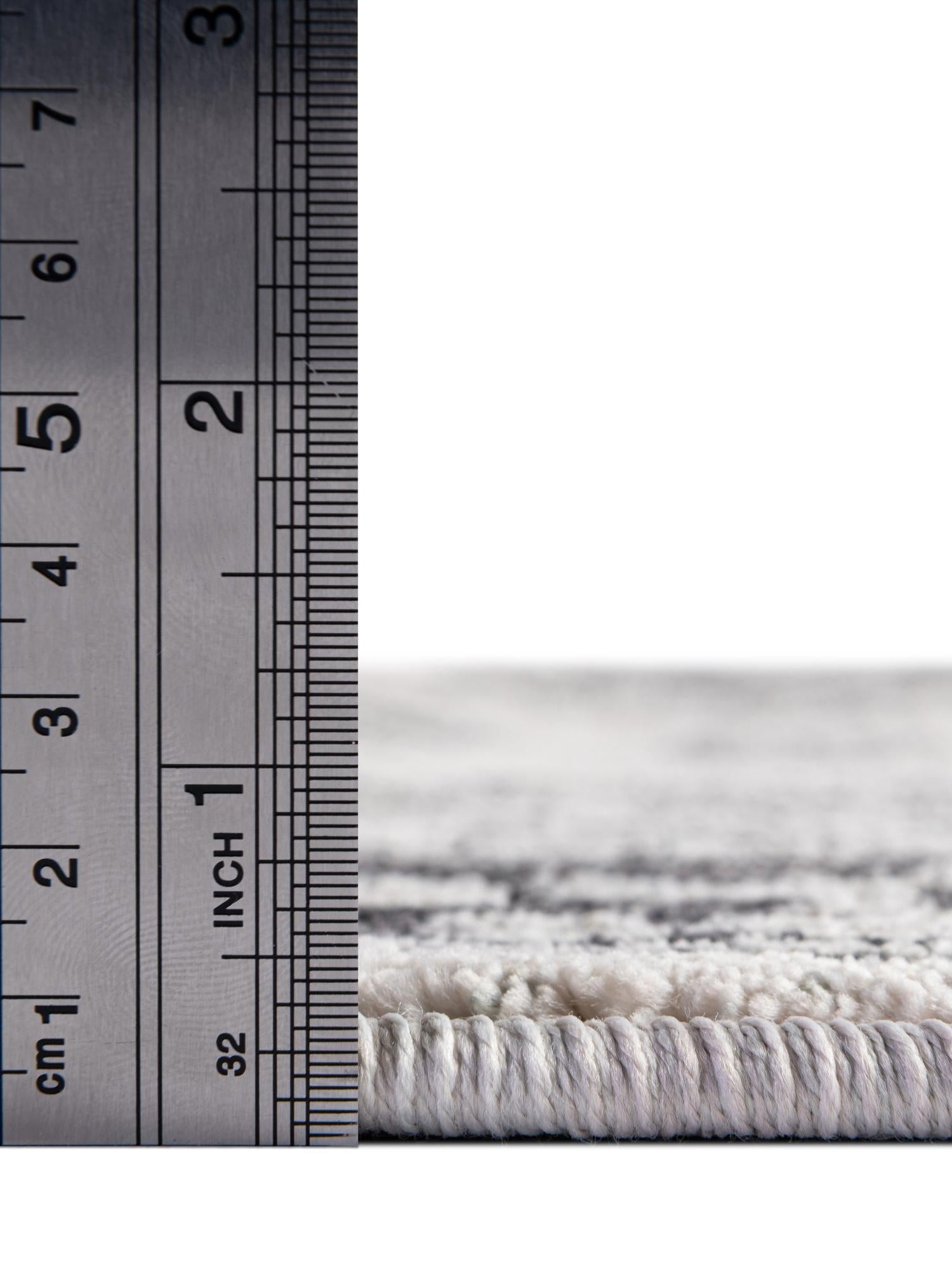 Ivory Gray 2' 7 x 12' Eco Traditional Runner Area Rug 100% Recycled Space Dyed Polyester With Cotton Backing Classic Pattern Carpet for Living, Dining, Office Space for Sale at Rug Engine