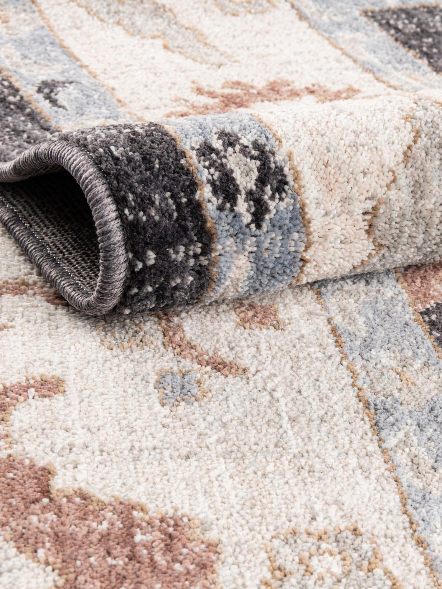 Charcoal Gray 2' 7 x 12' Eco Traditional Runner Area Rug 100% Recycled Space Dyed Polyester With Cotton Backing Classic Pattern Carpet for Living, Dining, Office Space for Sale at Rug Engine