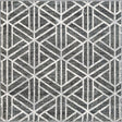 Gray 5' 3 x 5' 3 Matrix Trellis Square Area Rug 100% Polyester Geometric Pattern Modern Carpet for Living, Dining, Bedroom, Office for Sale at Rug Engine