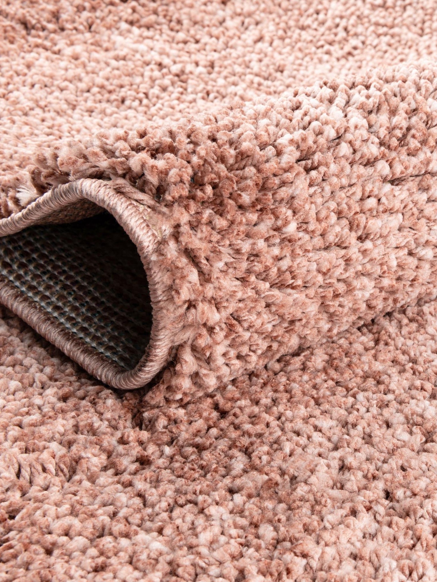 Grapefruit Pink 9' 10 x 14' Jill Zarin Shaggy Chic Rectangle Area Rug Thick Soft Touch Fluffy & Plush Shaggy Pile 100% Polyester (Space-Dyed Yarn) With Jute Backing  Carpet for Sale at Rug Engine
