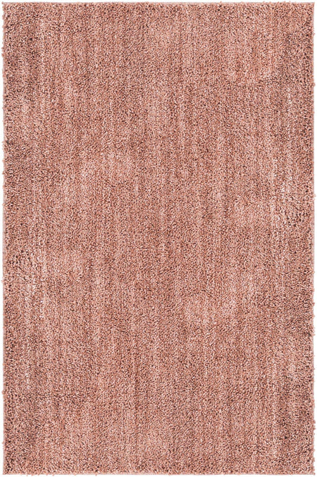 Grapefruit Pink 4' x 6' Jill Zarin Shaggy Chic Rectangle Area Rug Thick Soft Touch Fluffy & Plush Shaggy Pile 100% Polyester (Space-Dyed Yarn) With Jute Backing  Carpet for Sale at Rug Engine