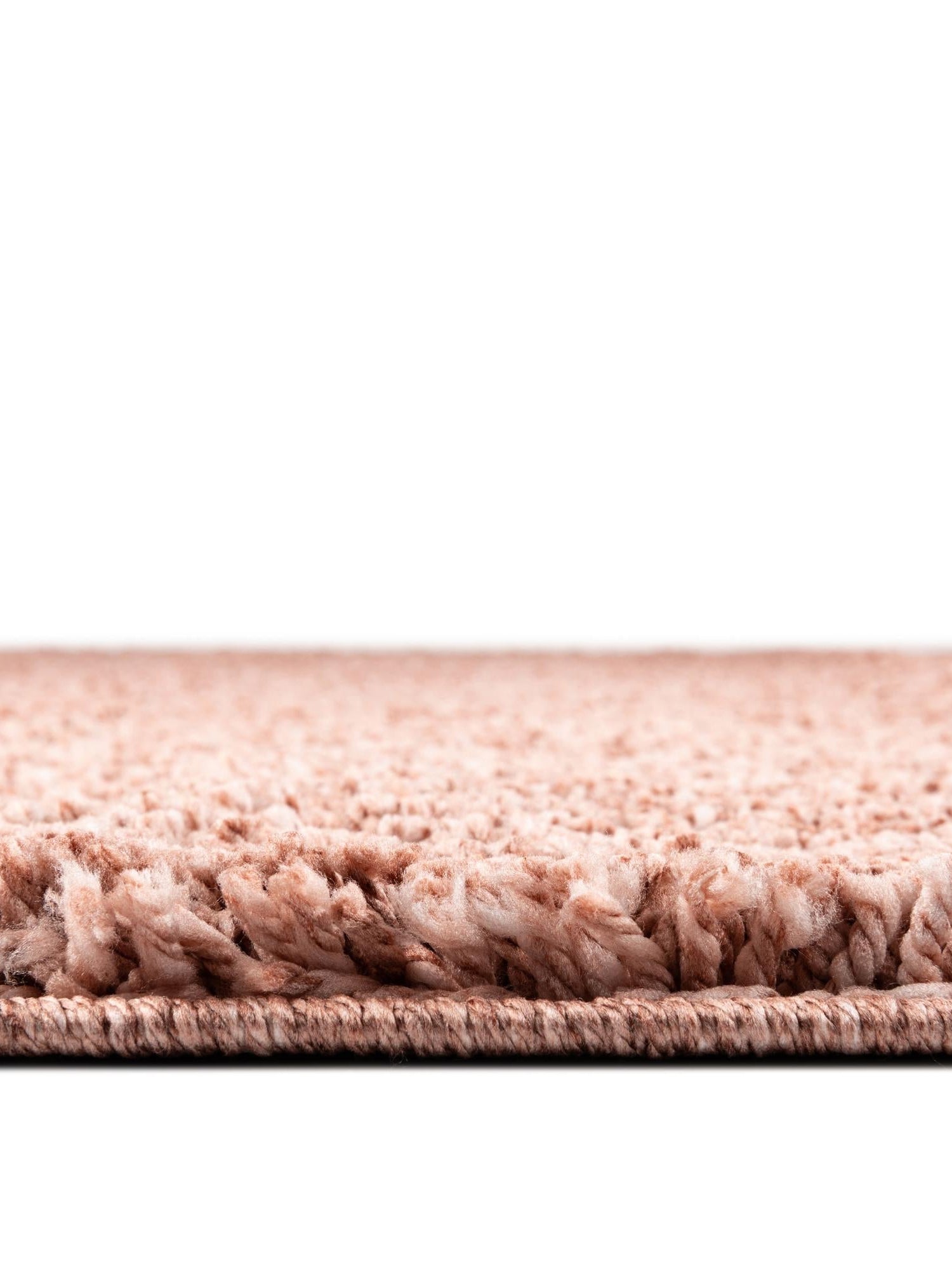 Grapefruit Pink 5' 3 x 5' 3 Jill Zarin Shaggy Chic Round Area Rug Thick Soft Touch Fluffy & Plush Shaggy Pile 100% Polyester (Space-Dyed Yarn) With Jute Backing  Carpet for Sale at Rug Engine
