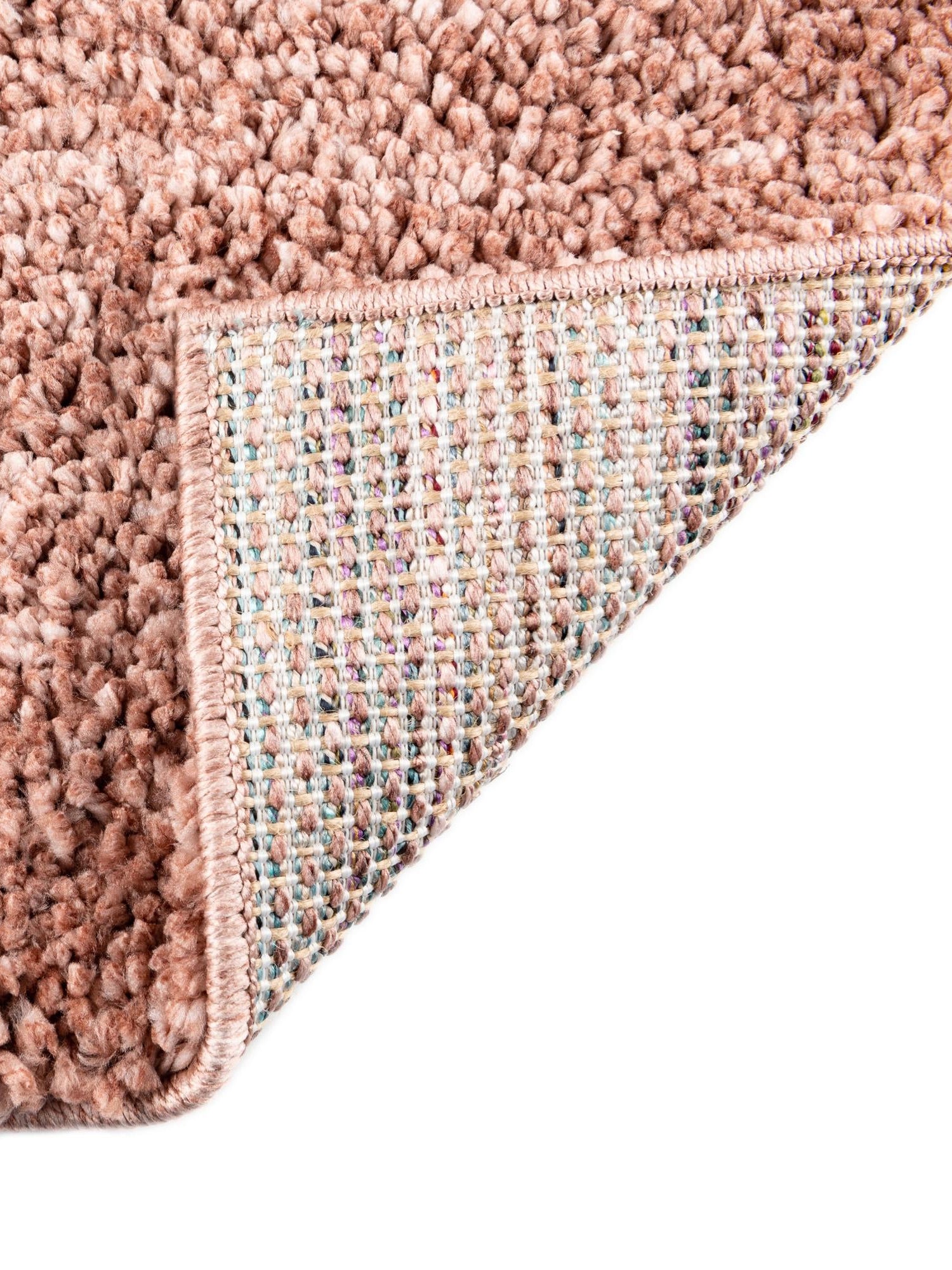 Grapefruit Pink 2' x 8' Jill Zarin Shaggy Chic Runner Area Rug Thick Soft Touch Fluffy & Plush Shaggy Pile 100% Polyester (Space-Dyed Yarn) With Jute Backing  Carpet for Sale at Rug Engine