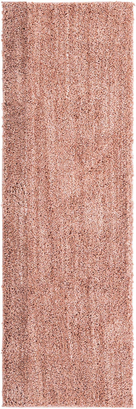 Grapefruit Pink 2' x 6' Jill Zarin Shaggy Chic Runner Area Rug Thick Soft Touch Fluffy & Plush Shaggy Pile 100% Polyester (Space-Dyed Yarn) With Jute Backing  Carpet for Sale at Rug Engine