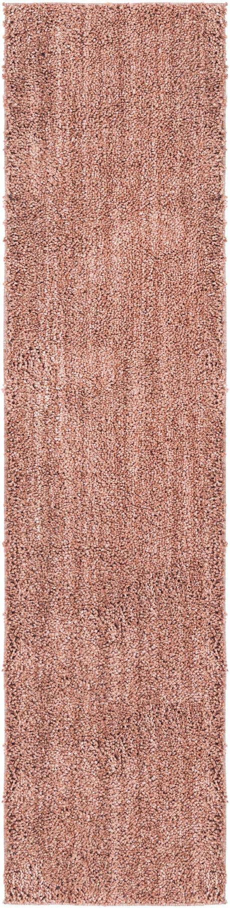 Grapefruit Pink 2' x 8' Jill Zarin Shaggy Chic Runner Area Rug Thick Soft Touch Fluffy & Plush Shaggy Pile 100% Polyester (Space-Dyed Yarn) With Jute Backing  Carpet for Sale at Rug Engine