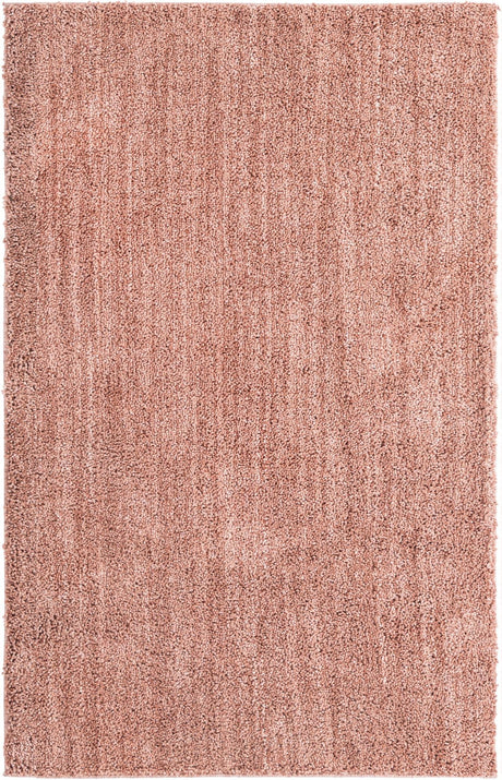 Grapefruit Pink 1' 4 x 1' 4 Jill Zarin Shaggy Chic Sample Area Rug Thick Soft Touch Fluffy & Plush Shaggy Pile 100% Polyester (Space-Dyed Yarn) With Jute Backing  Carpet for Sale at Rug Engine
