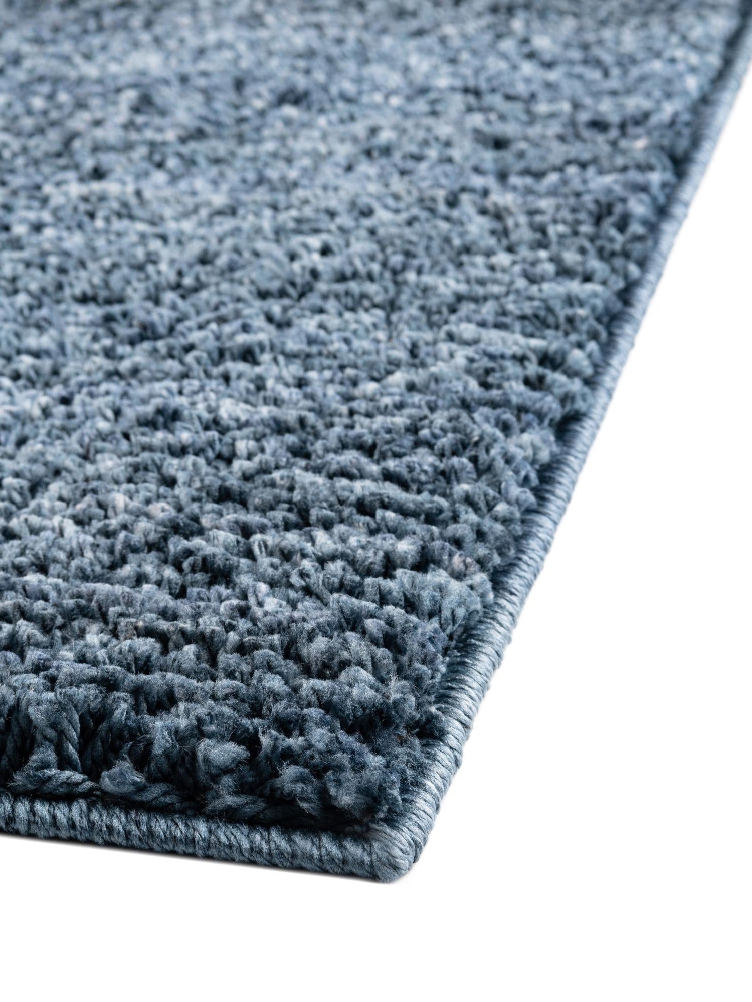 Blueberry Blue 9' 4 x 12' Jill Zarin Shaggy Chic Rectangle Area Rug Thick Soft Touch Fluffy & Plush Shaggy Pile 100% Polyester (Space-Dyed Yarn) With Jute Backing  Carpet for Sale at Rug Engine