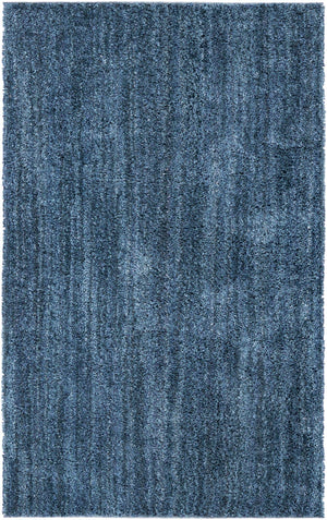 Blueberry Blue 2' x 3' Jill Zarin Shaggy Chic Rectangle Area Rug Thick Soft Touch Fluffy & Plush Shaggy Pile 100% Polyester (Space-Dyed Yarn) With Jute Backing  Carpet for Sale at Rug Engine
