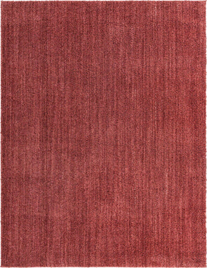 Pomegranate Red 9' 4 x 12' Jill Zarin Shaggy Chic Rectangle Area Rug Thick Soft Touch Fluffy & Plush Shaggy Pile 100% Polyester (Space-Dyed Yarn) With Jute Backing  Carpet for Sale at Rug Engine
