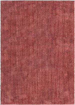 Pomegranate Red 6' 5 x 9' Jill Zarin Shaggy Chic Rectangle Area Rug Thick Soft Touch Fluffy & Plush Shaggy Pile 100% Polyester (Space-Dyed Yarn) With Jute Backing  Carpet for Sale at Rug Engine