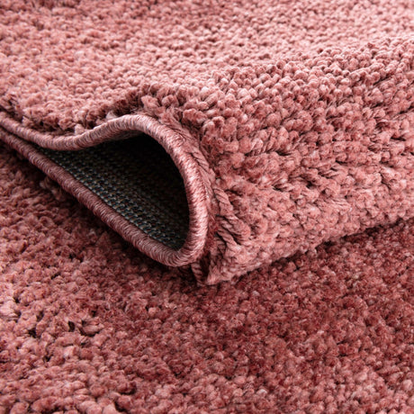 Pomegranate Red 9' 4 x 12' Jill Zarin Shaggy Chic Rectangle Area Rug Thick Soft Touch Fluffy & Plush Shaggy Pile 100% Polyester (Space-Dyed Yarn) With Jute Backing  Carpet for Sale at Rug Engine