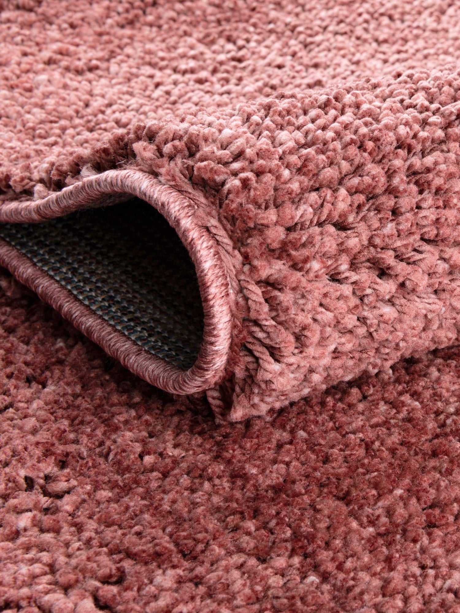 Pomegranate Red 6' 5 x 9' Jill Zarin Shaggy Chic Rectangle Area Rug Thick Soft Touch Fluffy & Plush Shaggy Pile 100% Polyester (Space-Dyed Yarn) With Jute Backing  Carpet for Sale at Rug Engine