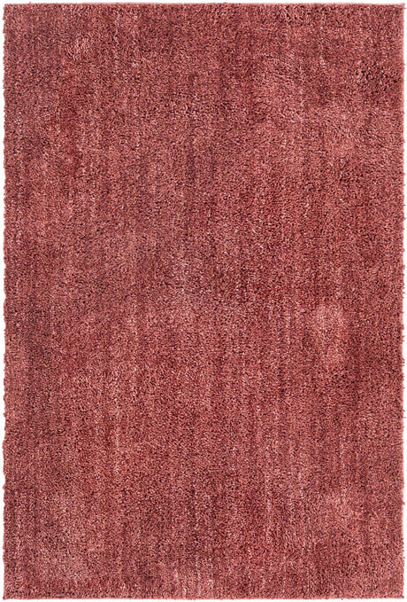 Pomegranate Red 4' x 6' Jill Zarin Shaggy Chic Rectangle Area Rug Thick Soft Touch Fluffy & Plush Shaggy Pile 100% Polyester (Space-Dyed Yarn) With Jute Backing  Carpet for Sale at Rug Engine