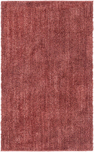 Pomegranate Red 3' 3 x 5' 3 Jill Zarin Shaggy Chic Rectangle Area Rug Thick Soft Touch Fluffy & Plush Shaggy Pile 100% Polyester (Space-Dyed Yarn) With Jute Backing  Carpet for Sale at Rug Engine