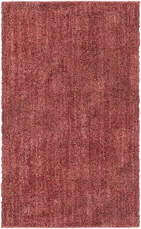 Pomegranate Red 3' 3 x 5' 3 Jill Zarin Shaggy Chic Rectangle Area Rug Thick Soft Touch Fluffy & Plush Shaggy Pile 100% Polyester (Space-Dyed Yarn) With Jute Backing  Carpet for Sale at Rug Engine