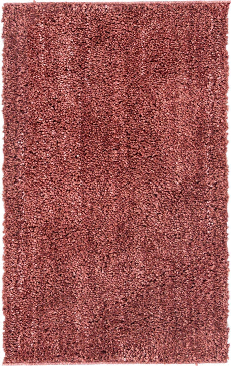 Pomegranate Red 2' x 3' Jill Zarin Shaggy Chic Rectangle Area Rug Thick Soft Touch Fluffy & Plush Shaggy Pile 100% Polyester (Space-Dyed Yarn) With Jute Backing  Carpet for Sale at Rug Engine