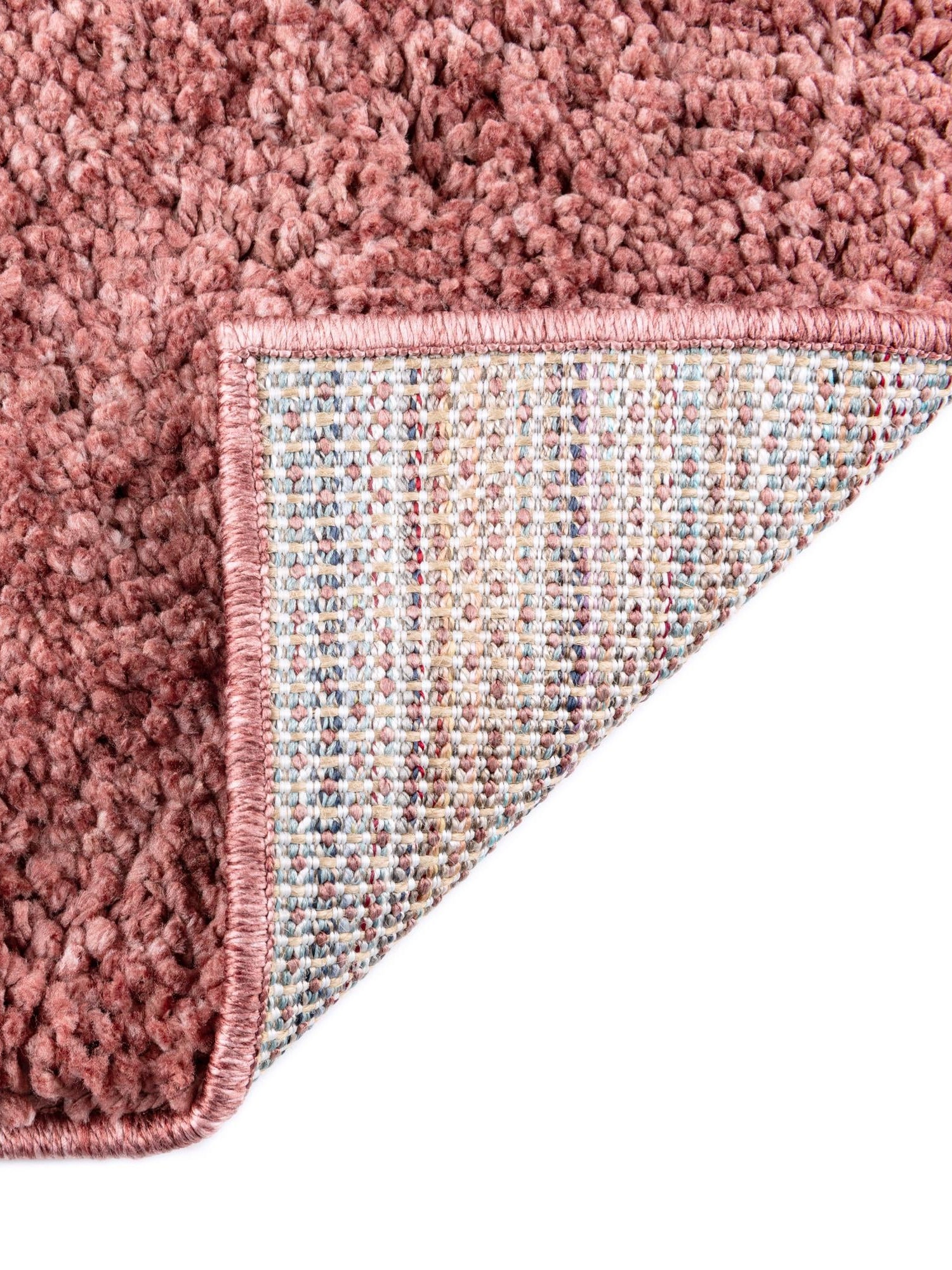 Pomegranate Red 7' 10 x 7' 10 Jill Zarin Shaggy Chic Square Area Rug Thick Soft Touch Fluffy & Plush Shaggy Pile 100% Polyester (Space-Dyed Yarn) With Jute Backing  Carpet for Sale at Rug Engine