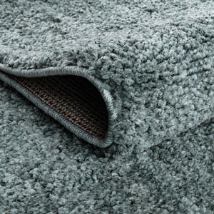 Rosemary Green 9' 4 x 12' 2 Jill Zarin Shaggy Chic Rectangle Area Rug Thick Soft Touch Fluffy & Plush Shaggy Pile 100% Polyester (Space-Dyed Yarn) With Jute Backing  Carpet for Sale at Rug Engine