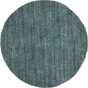 Rosemary Green 3' 3 x 3' 3 Jill Zarin Shaggy Chic Round Area Rug Thick Soft Touch Fluffy & Plush Shaggy Pile 100% Polyester (Space-Dyed Yarn) With Jute Backing  Carpet for Sale at Rug Engine