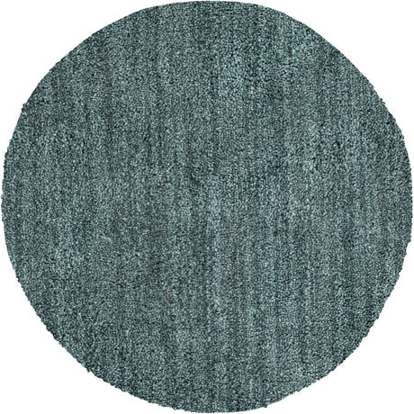 Rosemary Green 3' 3 x 3' 3 Jill Zarin Shaggy Chic Round Area Rug Thick Soft Touch Fluffy & Plush Shaggy Pile 100% Polyester (Space-Dyed Yarn) With Jute Backing  Carpet for Sale at Rug Engine