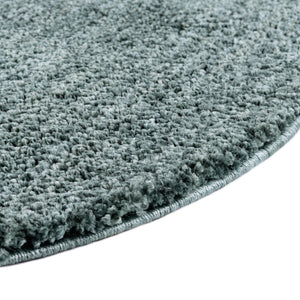 Rosemary Green 10' x 10' Jill Zarin Shaggy Chic Round Area Rug Thick Soft Touch Fluffy & Plush Shaggy Pile 100% Polyester (Space-Dyed Yarn) With Jute Backing  Carpet for Sale at Rug Engine