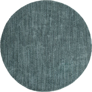 Rosemary Green 10' x 10' Jill Zarin Shaggy Chic Round Area Rug Thick Soft Touch Fluffy & Plush Shaggy Pile 100% Polyester (Space-Dyed Yarn) With Jute Backing  Carpet for Sale at Rug Engine
