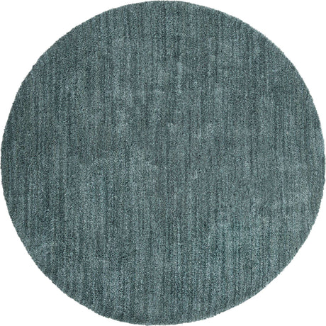 Rosemary Green 10' x 10' Jill Zarin Shaggy Chic Round Area Rug Thick Soft Touch Fluffy & Plush Shaggy Pile 100% Polyester (Space-Dyed Yarn) With Jute Backing  Carpet for Sale at Rug Engine