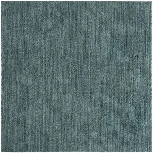 Rosemary Green 6' 5 x 6' 5 Jill Zarin Shaggy Chic Square Area Rug Thick Soft Touch Fluffy & Plush Shaggy Pile 100% Polyester (Space-Dyed Yarn) With Jute Backing  Carpet for Sale at Rug Engine