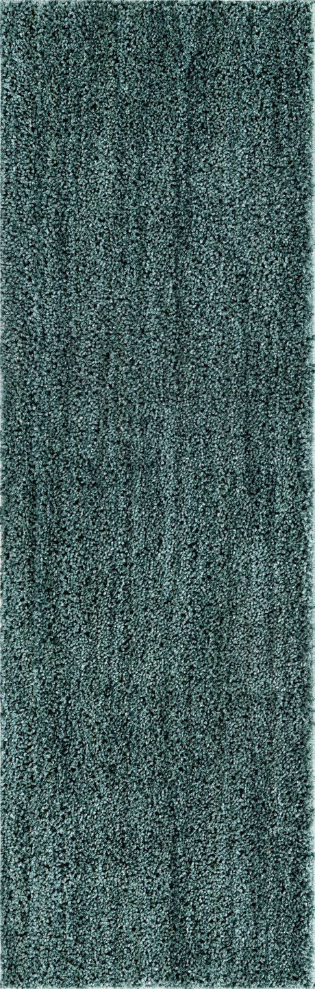 Rosemary Green 2' x 6' Jill Zarin Shaggy Chic Runner Area Rug Thick Soft Touch Fluffy & Plush Shaggy Pile 100% Polyester (Space-Dyed Yarn) With Jute Backing  Carpet for Sale at Rug Engine