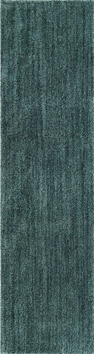Rosemary Green 2' 7 x 10' Jill Zarin Shaggy Chic Runner Area Rug Thick Soft Touch Fluffy & Plush Shaggy Pile 100% Polyester (Space-Dyed Yarn) With Jute Backing  Carpet for Sale at Rug Engine