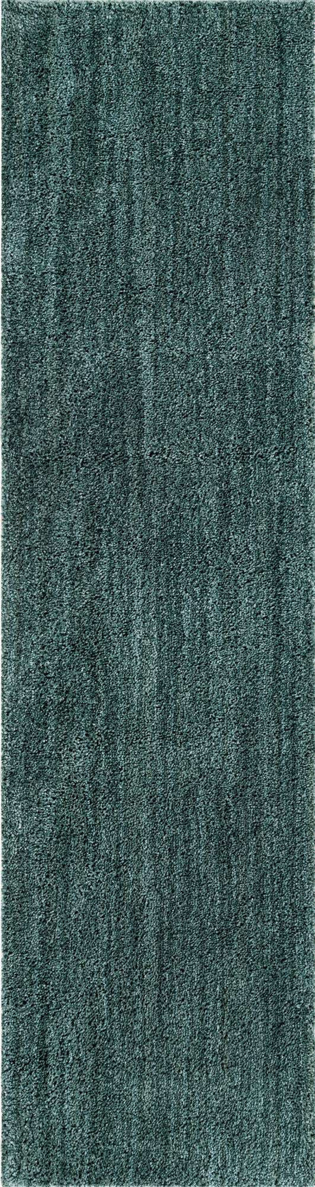 Rosemary Green 2' 7 x 10' Jill Zarin Shaggy Chic Runner Area Rug Thick Soft Touch Fluffy & Plush Shaggy Pile 100% Polyester (Space-Dyed Yarn) With Jute Backing  Carpet for Sale at Rug Engine