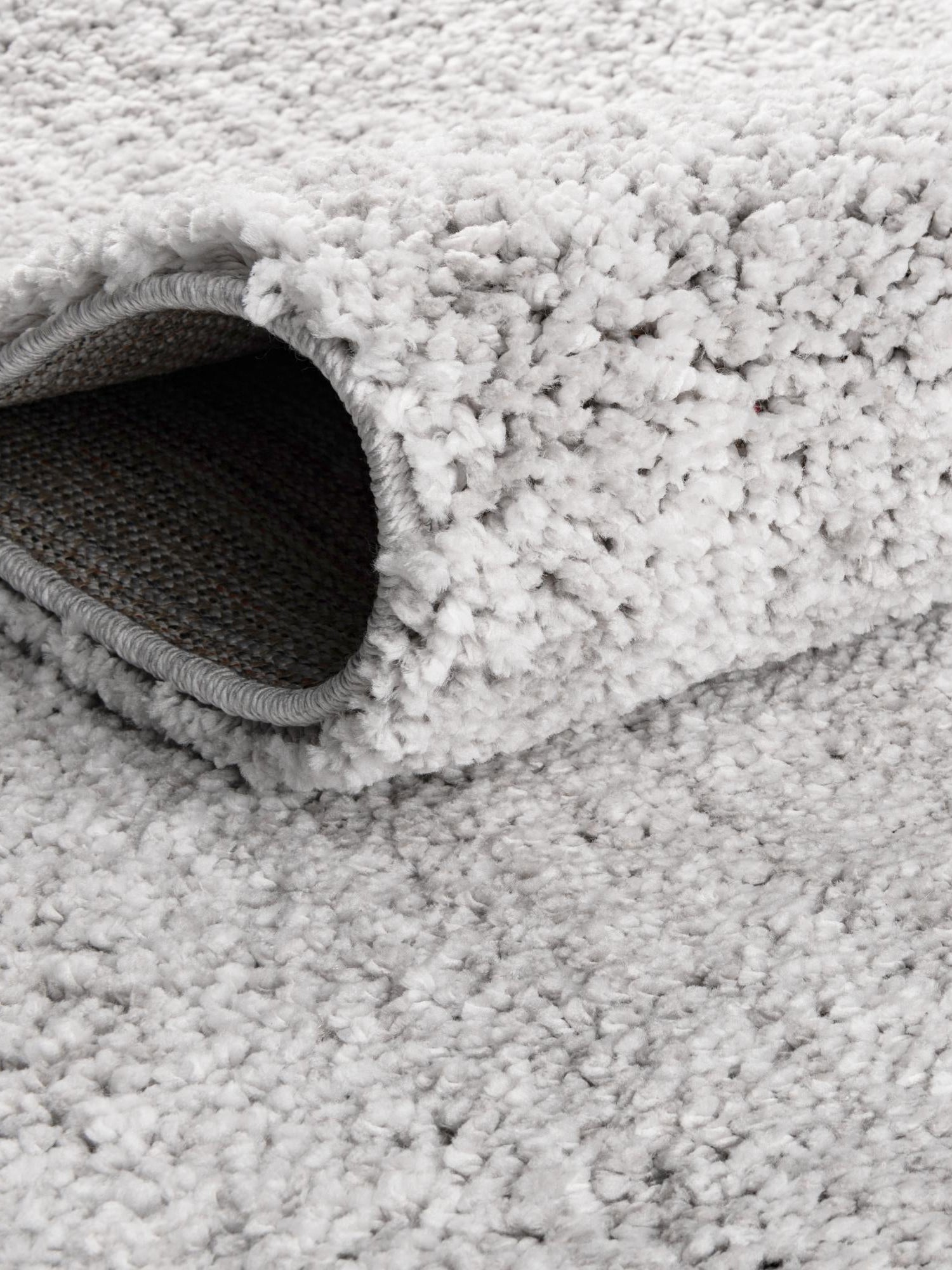 Ash Gray 9' 10 x 14' Jill Zarin Shaggy Chic Rectangle Area Rug Thick Soft Touch Fluffy & Plush Shaggy Pile 100% Polyester (Space-Dyed Yarn) With Jute Backing  Carpet for Sale at Rug Engine