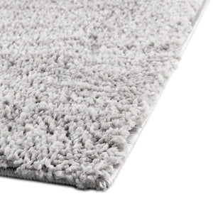 Ash Gray 5' 3 x 8' Jill Zarin Shaggy Chic Rectangle Area Rug Thick Soft Touch Fluffy & Plush Shaggy Pile 100% Polyester (Space-Dyed Yarn) With Jute Backing  Carpet for Sale at Rug Engine