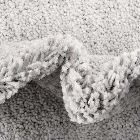 Ash Gray 5' 3 x 8' Jill Zarin Shaggy Chic Rectangle Area Rug Thick Soft Touch Fluffy & Plush Shaggy Pile 100% Polyester (Space-Dyed Yarn) With Jute Backing  Carpet for Sale at Rug Engine