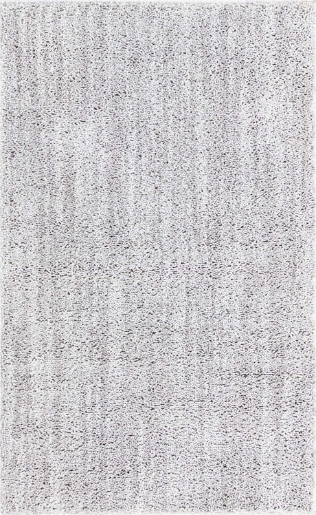 Ash Gray 3' 3 x 5' 3 Jill Zarin Shaggy Chic Rectangle Area Rug Thick Soft Touch Fluffy & Plush Shaggy Pile 100% Polyester (Space-Dyed Yarn) With Jute Backing  Carpet for Sale at Rug Engine