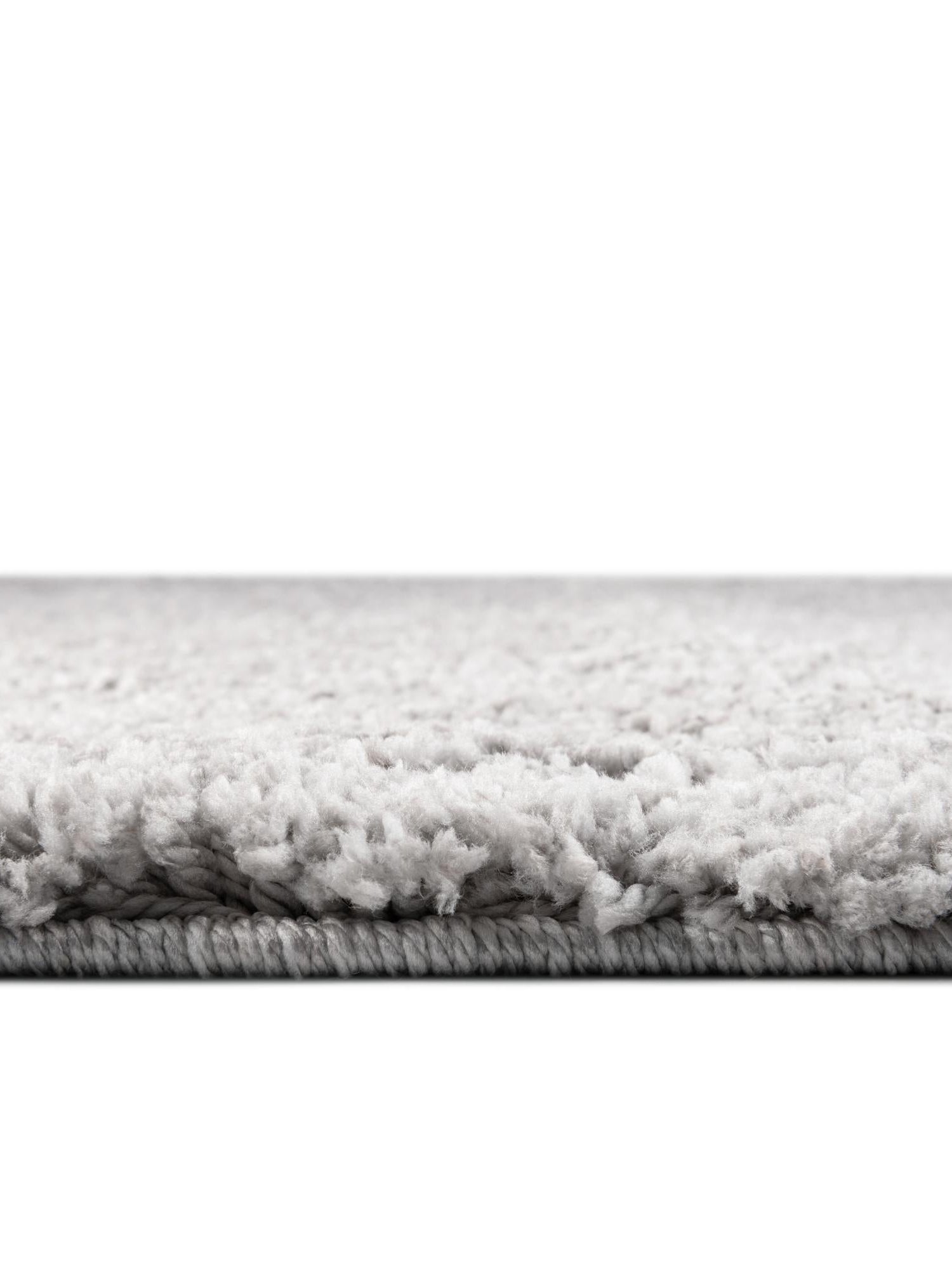 Ash Gray 7' 1 x 7' 1 Jill Zarin Shaggy Chic Round Area Rug Thick Soft Touch Fluffy & Plush Shaggy Pile 100% Polyester (Space-Dyed Yarn) With Jute Backing  Carpet for Sale at Rug Engine