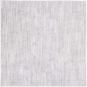 Ash Gray 6' 5 x 6' 5 Jill Zarin Shaggy Chic Square Area Rug Thick Soft Touch Fluffy & Plush Shaggy Pile 100% Polyester (Space-Dyed Yarn) With Jute Backing  Carpet for Sale at Rug Engine