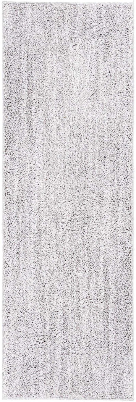 Ash Gray 2' x 6' Jill Zarin Shaggy Chic Runner Area Rug Thick Soft Touch Fluffy & Plush Shaggy Pile 100% Polyester (Space-Dyed Yarn) With Jute Backing  Carpet for Sale at Rug Engine