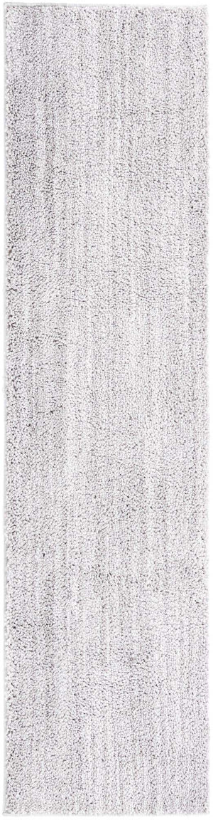 Ash Gray 2' x 8' Jill Zarin Shaggy Chic Runner Area Rug Thick Soft Touch Fluffy & Plush Shaggy Pile 100% Polyester (Space-Dyed Yarn) With Jute Backing  Carpet for Sale at Rug Engine