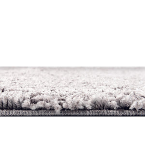Pepper Gray 7' 10 x 10' Jill Zarin Shaggy Chic Rectangle Area Rug Thick Soft Touch Fluffy & Plush Shaggy Pile 100% Polyester (Space-Dyed Yarn) With Jute Backing  Carpet for Sale at Rug Engine