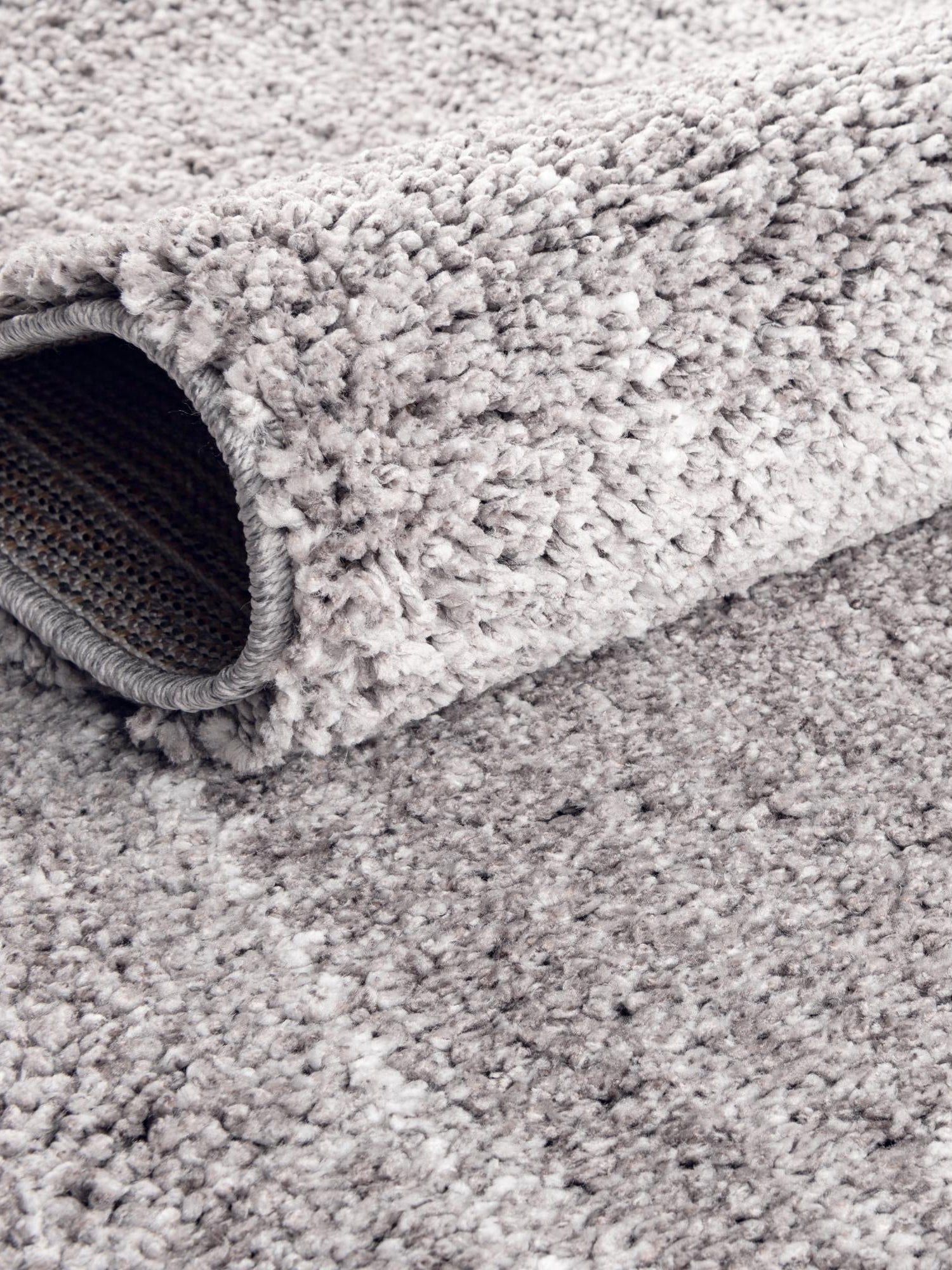 Pepper Gray 2' x 3' Jill Zarin Shaggy Chic Rectangle Area Rug Thick Soft Touch Fluffy & Plush Shaggy Pile 100% Polyester (Space-Dyed Yarn) With Jute Backing  Carpet for Sale at Rug Engine