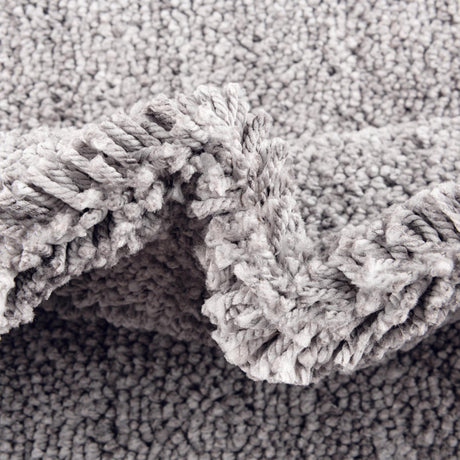 Pepper Gray 4' x 6' Jill Zarin Shaggy Chic Rectangle Area Rug Thick Soft Touch Fluffy & Plush Shaggy Pile 100% Polyester (Space-Dyed Yarn) With Jute Backing  Carpet for Sale at Rug Engine