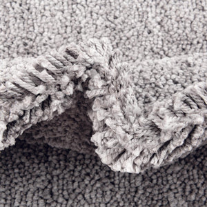 Pepper Gray 7' 10 x 10' Jill Zarin Shaggy Chic Rectangle Area Rug Thick Soft Touch Fluffy & Plush Shaggy Pile 100% Polyester (Space-Dyed Yarn) With Jute Backing  Carpet for Sale at Rug Engine
