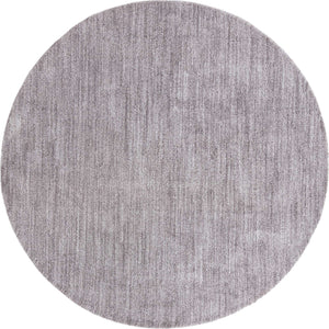 Pepper Gray 10' x 10' Jill Zarin Shaggy Chic Round Area Rug Thick Soft Touch Fluffy & Plush Shaggy Pile 100% Polyester (Space-Dyed Yarn) With Jute Backing  Carpet for Sale at Rug Engine