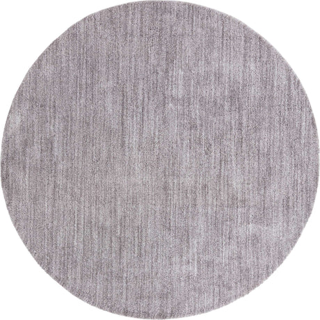 Pepper Gray 10' x 10' Jill Zarin Shaggy Chic Round Area Rug Thick Soft Touch Fluffy & Plush Shaggy Pile 100% Polyester (Space-Dyed Yarn) With Jute Backing  Carpet for Sale at Rug Engine