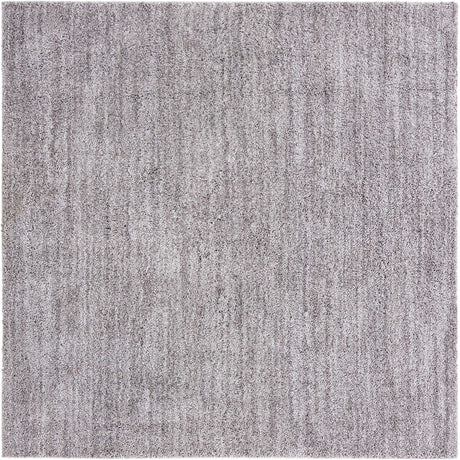 Pepper Gray 6' 5 x 6' 5 Jill Zarin Shaggy Chic Square Area Rug Thick Soft Touch Fluffy & Plush Shaggy Pile 100% Polyester (Space-Dyed Yarn) With Jute Backing  Carpet for Sale at Rug Engine