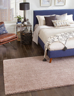 Mushroom 9' 10 x 14' Jill Zarin Shaggy Chic Rectangle Area Rug Thick Soft Touch Fluffy & Plush Shaggy Pile 100% Polyester (Space-Dyed Yarn) With Jute Backing  Carpet for Sale at Rug Engine