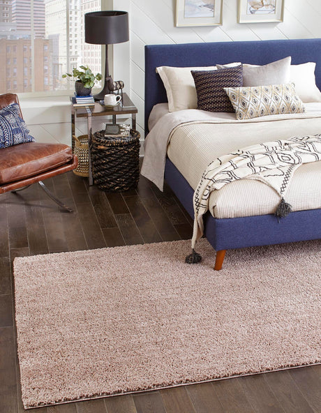 Mushroom 9' 10 x 14' Jill Zarin Shaggy Chic Rectangle Area Rug Thick Soft Touch Fluffy & Plush Shaggy Pile 100% Polyester (Space-Dyed Yarn) With Jute Backing  Carpet for Sale at Rug Engine