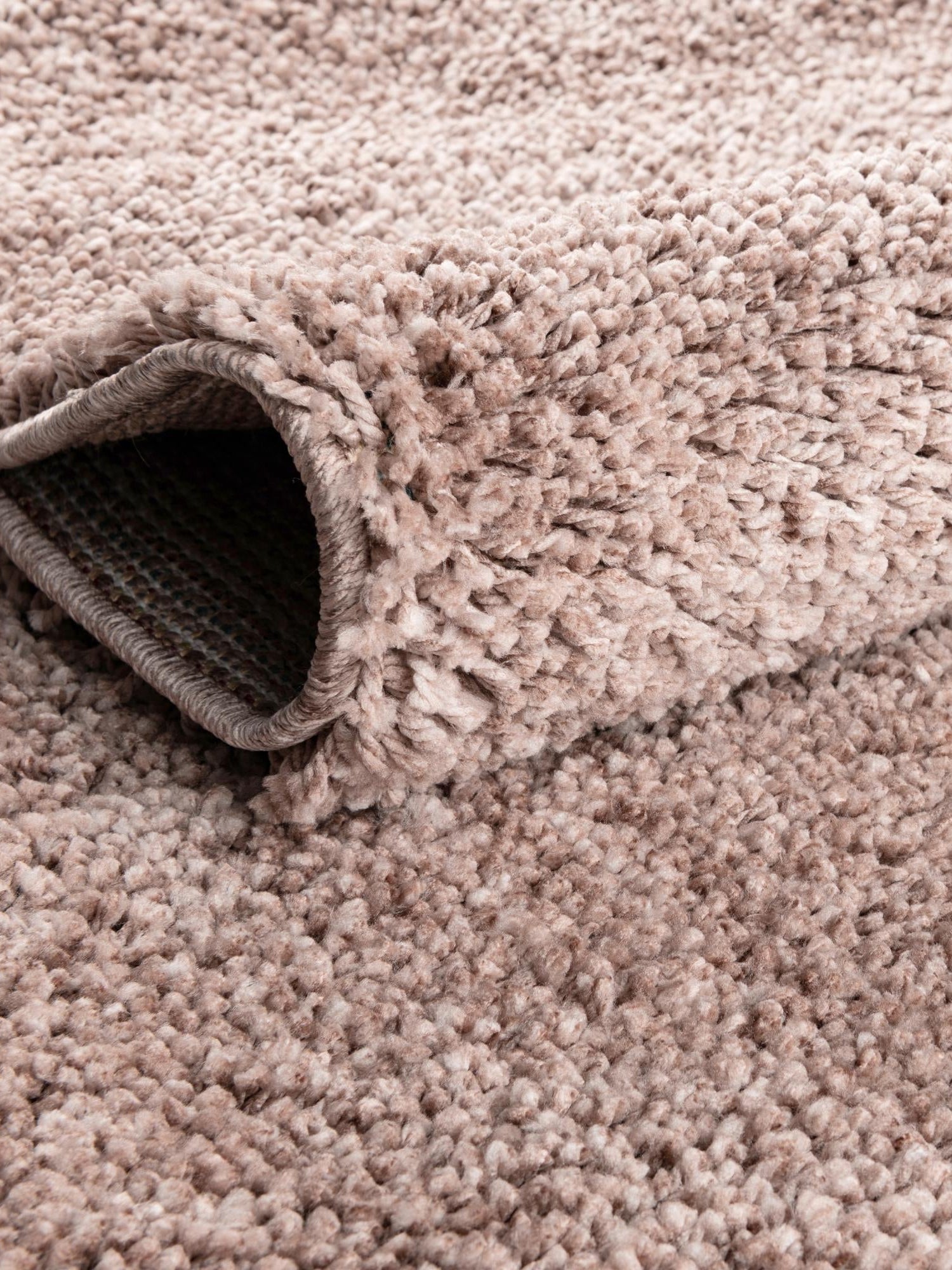 Mushroom 7' 10 x 10' Jill Zarin Shaggy Chic Rectangle Area Rug Thick Soft Touch Fluffy & Plush Shaggy Pile 100% Polyester (Space-Dyed Yarn) With Jute Backing  Carpet for Sale at Rug Engine